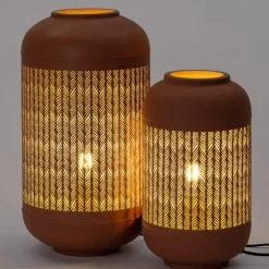 Hot Tischleuchte Elo braun D 24 H 44 cm Tischleuchten