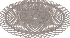 Online Tischset Weihnachten rund grau D 32 cm Tischwäsche