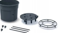 Discount Tomatentopf mit Rankhilfe 39 x 31,5 x 153 cm anthrazit Anzuchtkästen & Mini-Gewächshäuser