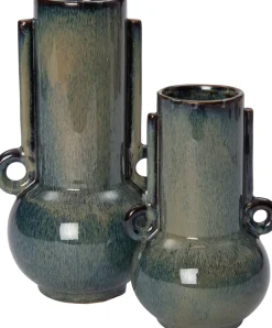 Discount Vase Coco blau D 14,5 H 27 cm Vasen & Krüge|Blumentöpfe & Pflanzgefäße