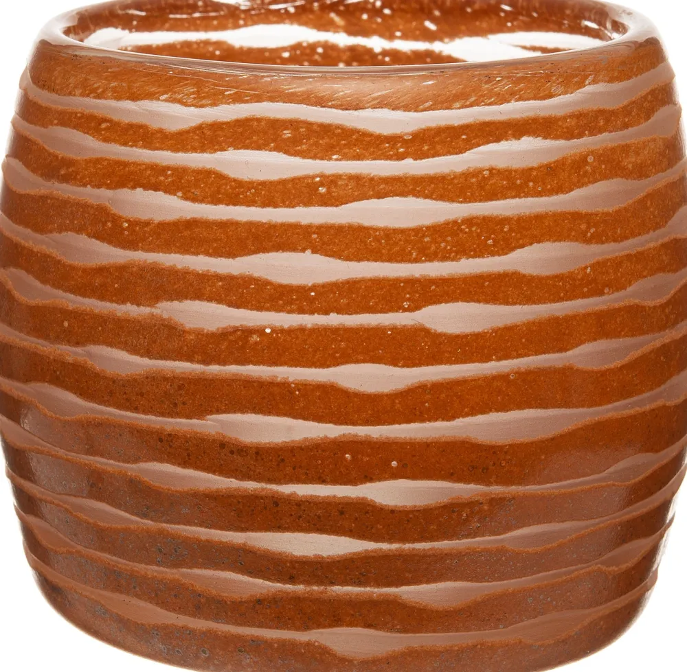 Hot Vase Dieke orange D 10 cm H 8,5 cm Blumentöpfe|Blumentöpfe & Pflanzgefäße