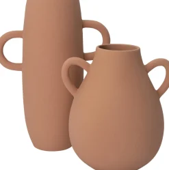 Hot Vase Gavie braun 20 x 17 x 22 cm Vasen & Krüge|Blumentöpfe & Pflanzgefäße