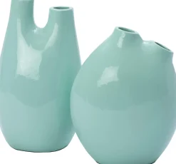 Online Vase Jilly blau 18 x 13 x 23 cm Vasen & Krüge|Blumentöpfe & Pflanzgefäße