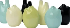 Sale Vase Jilly schwarz 18 x 13 x 23 cm Vasen & Krüge|Blumentöpfe & Pflanzgefäße