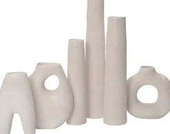 Discount Vase Koping weiß 36 x 9 x 27 cm Vasen & Krüge|Blumentöpfe & Pflanzgefäße