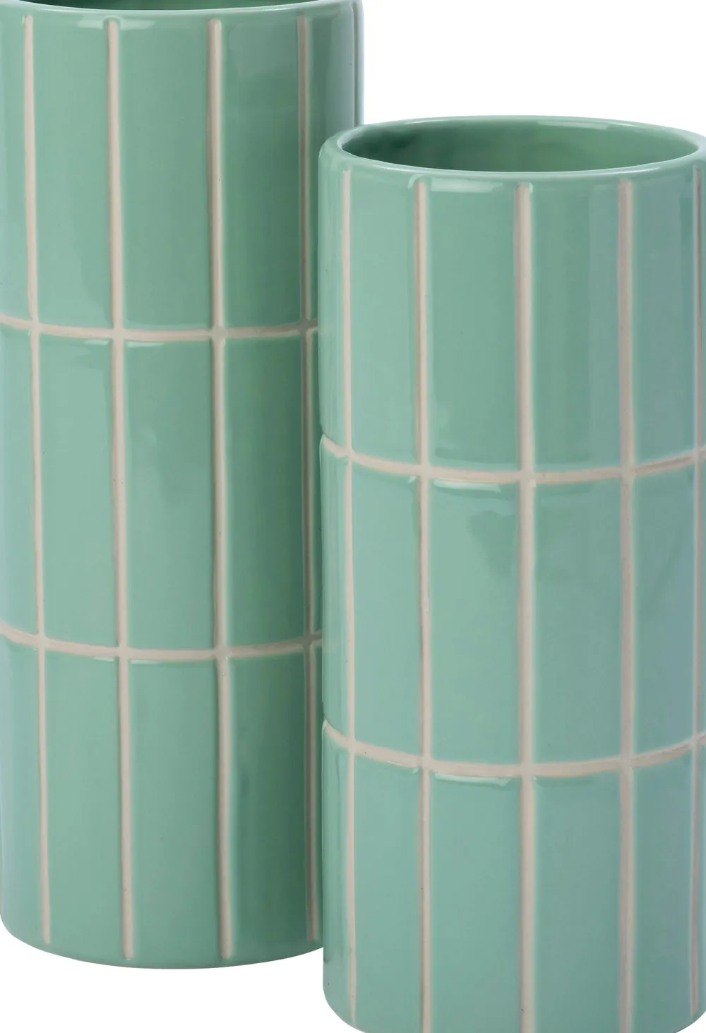 Clearance Vase Menno grün D 11,9 H 26,2 cm Vasen & Krüge|Blumentöpfe & Pflanzgefäße