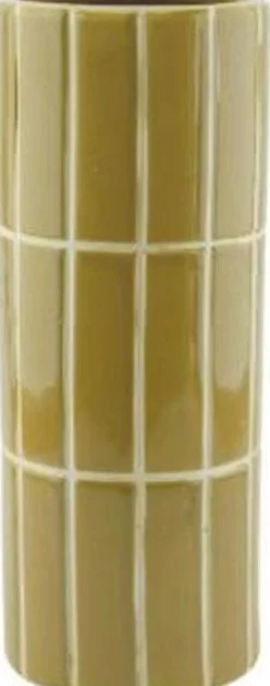 New Vase Menno grün D 10,5 H 23 cm Vasen & Krüge|Blumentöpfe & Pflanzgefäße