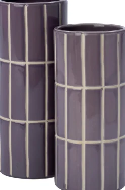 Hot Vase Menno lila D 10,5 H 23 cm Vasen & Krüge|Blumentöpfe & Pflanzgefäße