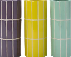 Hot Vase Menno lila D 10,5 H 23 cm Vasen & Krüge|Blumentöpfe & Pflanzgefäße