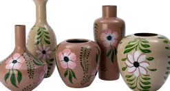 Discount Vase Shain rosa D 20 H 20 cm Vasen & Krüge|Blumentöpfe & Pflanzgefäße