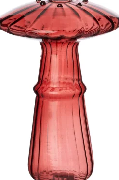 Discount Vase Sveppir Pilz rot D 8 H 11,5 cm Vasen & Krüge|Blumentöpfe & Pflanzgefäße