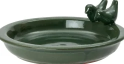 Clearance Vogelbad / Trinkschale Emmy grün D 32 H 11 cm Gartenvögel|Vogeltränken & Vogelbäder