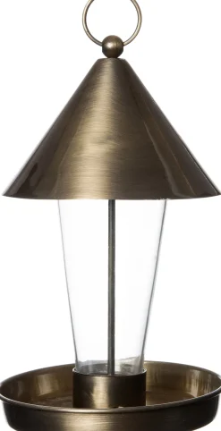 Clearance Vogelfutterhaus kupfer D 16 H 26 cm Vogelfutterhäuser|Gartenvögel