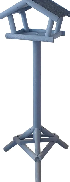 Vogelfutterhaus grau 40 x 30 x 130 cm Gartenvögel|Vogelfutterhäuser