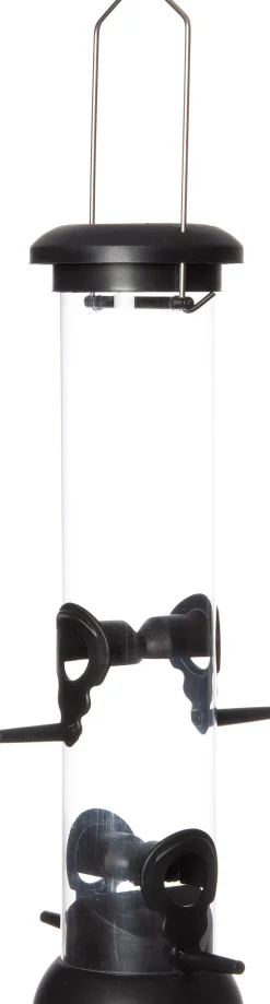 Vogelfutterspender schwarz D 8,5 H 33,5 cm Gartenvögel|Vogelfutterhäuser