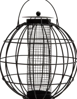 Best Vogelfutterspender schwarz D 21 H 24 cm Gartenvögel|Vogelfutterhäuser