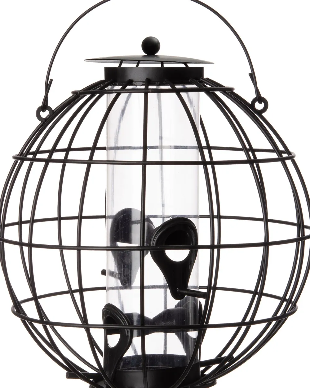 Outlet Vogelfutterspender schwarz D 21 cm H 24 cm Gartenvögel|Vogelfutterhäuser