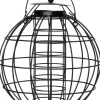 New Vogelfutterspender schwarz D 21 H 24 cm Gartenvögel|Vogelfutterhäuser