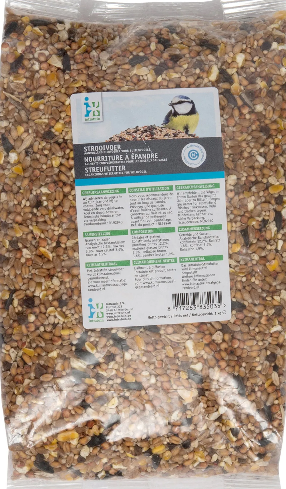 Outlet Vogel-Streufutter 1 kg Gartenvögel|Vogelfutter