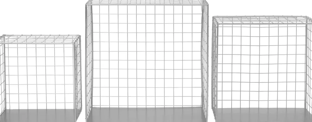 Wandregal Vi grau 21 x 13 x 21 cm Wandregale & Hakenleisten