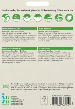 Outlet Wassermelone (Citrullus lanatus 'Sugar Baby') Samen Obstsamen|Saatgut