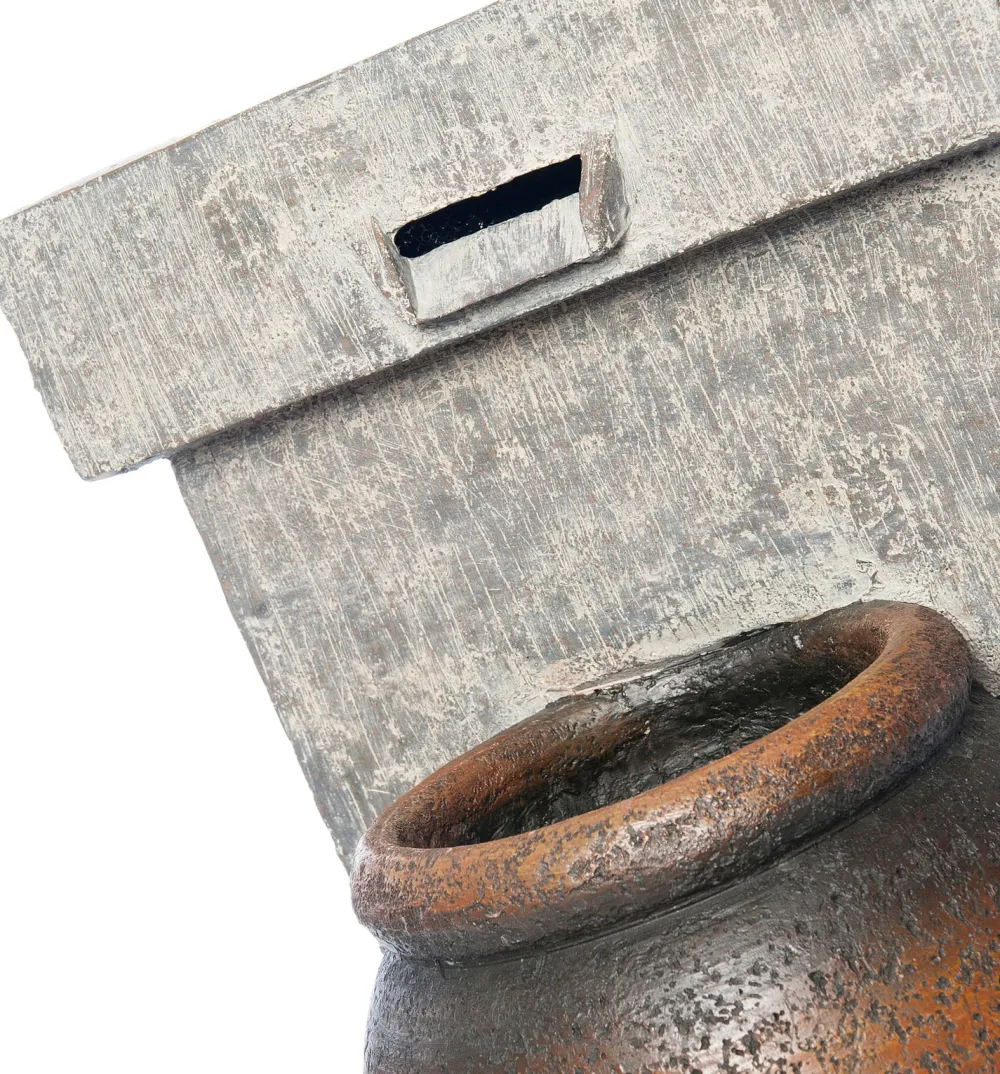 Online Wasserspiel Clarington mit LED Beleuchtung 30 x 26 x 66 cm Gartenbrunnen & Wasserspiele