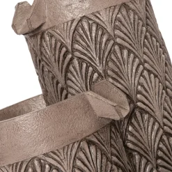 Clearance Wasserspiel Salo grau 40 x 40 x 66 cm Gartenbrunnen & Wasserspiele