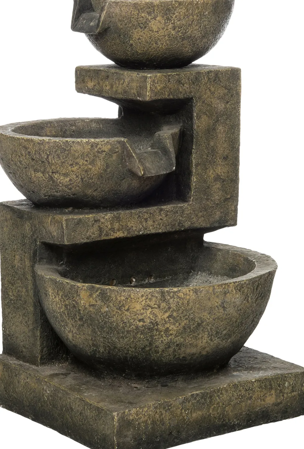 Hot Wasserspiel Zierbrunnen Hercules grau 40 x 36 x 59 cm Gartenbrunnen & Wasserspiele