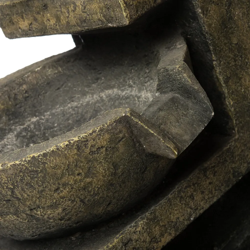 Hot Wasserspiel Zierbrunnen Hercules grau 40 x 36 x 59 cm Gartenbrunnen & Wasserspiele