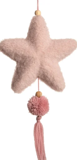 Discount Weihnachtsbaumschmuck Tassel Stern rosa 14 x 26 x 4 cm Weihnachtsdeko Zum Aufhängen