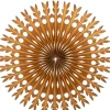 Hot Weihnachtsbaumschmuck Papier Fächer gold D 36,5 cm Weihnachtsdeko Zum Aufhängen