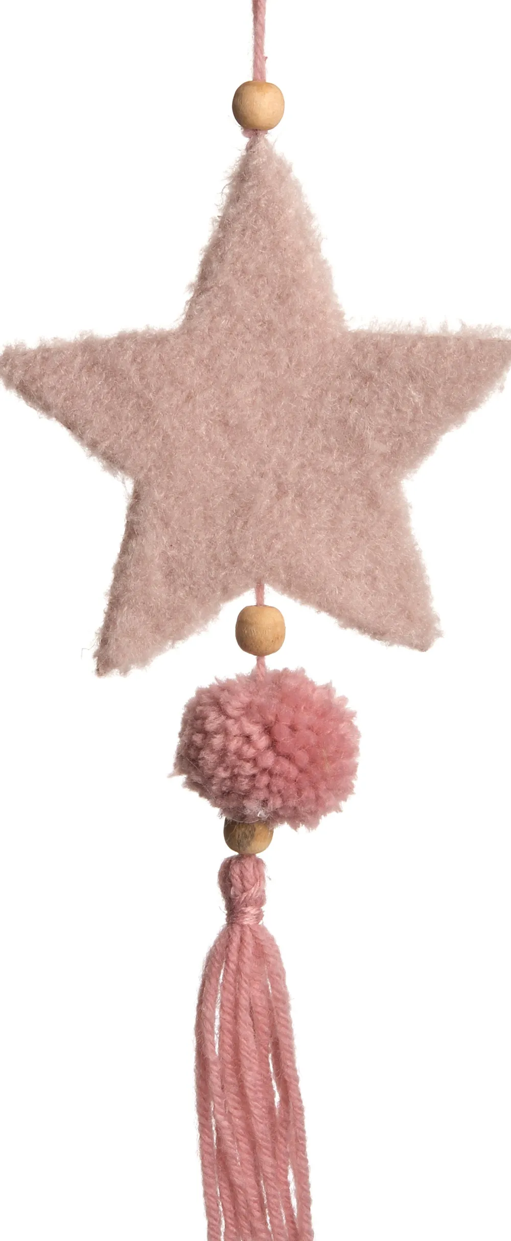 New Weihnachtsbaumschmuck Tassel Stern rosa 13 x 3 x 24 cm Weihnachtsdeko Zum Aufhängen