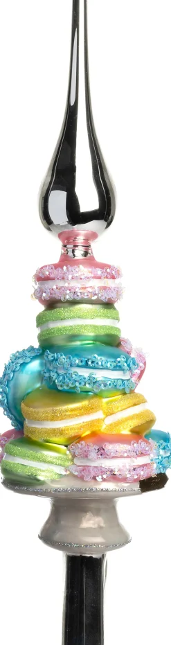 Best Weihnachtsbaumspitze Macaron 8,2 x 8 x 29,5 cm Weihnachtsbaumspitzen