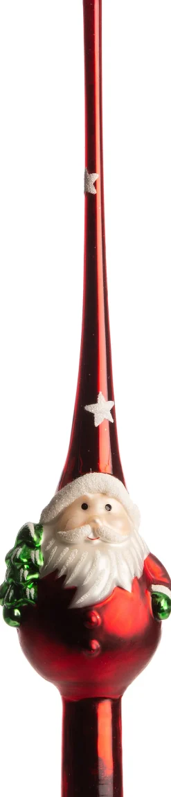 New Weihnachtsbaumspitze gold D 5,5 H 26 cm Weihnachtsbaumspitzen