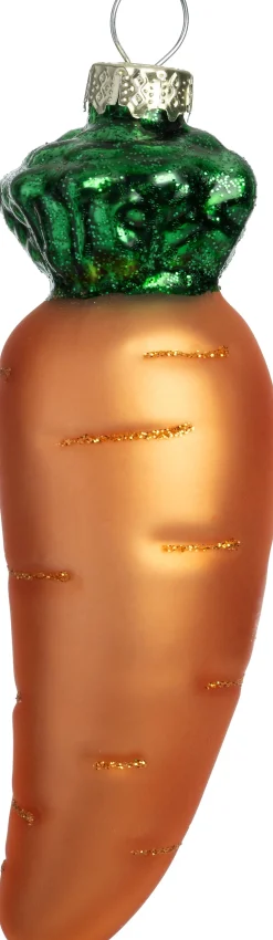 Weihnachtsbaumschmuck Möhre orange D 3,9 H 11,4 cm Weihnachtskugeln & -Anhänger