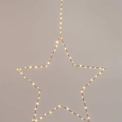 Best Weihnachtsbeleuchtung Stern mit 70 LEDs warmweiiß D 40 cm Weihnachtsdeko Zum Aufhängen