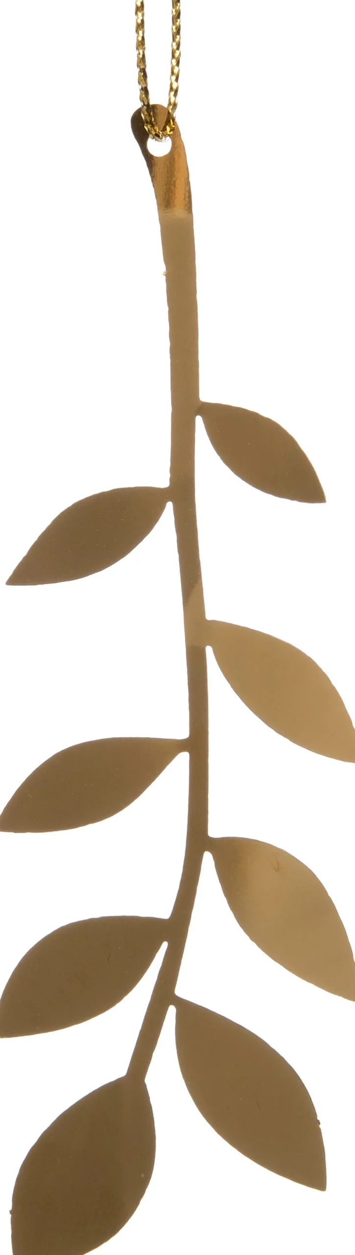 New Weihnachtsdeko Zweig gold 20 x 0,1 x 7,5 cm Weihnachtsdeko Zum Aufhängen