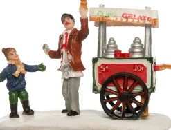 Weihnachtsdorf Miniatur-Eiswagen 11 x 4,5 x 6 cm Weihnachtsdorf Figuren & Objekte