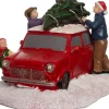 Clearance Weihnachtsdorf Auto Mini Cooper mit Figuren 14 x 9,3 x 8 cm Weihnachtsdorf Figuren & Objekte