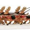 Sale Weihnachtsdorf Figur Weihnachtsmann mit Schlitten und Rentieren 23 x 5,5 x 6 cm Weihnachtsdorf Figuren & Objekte
