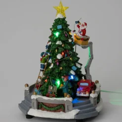 New Weihnachtsdorf Baum schmücken 25 x 25 x 27 cm Weihnachtshäuschen