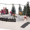 Online Weihnachtsdorf Miniatur-Schlittschuhbahn 29 x 21 x 13,5 cm Weihnachtsdorf Figuren & Objekte