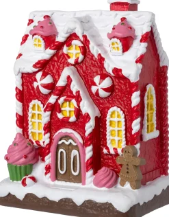 Discount Weihnachtshäuschen Cupcake 9,2 x 6,3 x 12,3 cm Weihnachtshäuschen
