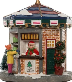 Hot Weihnachtshäuschen Kiosk 11 x 11 x 12 cm Weihnachtshäuschen