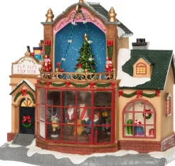 Hot Weihnachtshäuschen Spielzeugladen 30,5 x 19 x 28,5 cm Weihnachtshäuschen