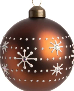 Weihnachtskugel Revin braun D 8 cm Weihnachtskugeln & -Anhänger