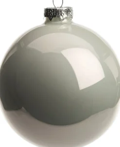 Weihnachtskugeln weiß glänzend D 10 cm 4 St. Weihnachtskugeln & -Anhänger