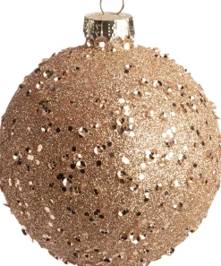 Weihnachtskugeln Vimy gold D 8 cm Weihnachtskugeln & -Anhänger