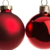 Weihnachtskugeln rot matt und glänzend D 5 cm 12 St. Weihnachtskugeln & -Anhänger