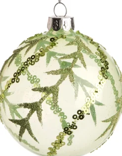 Hot Weihnachtskugel Patty grün D 8 H 8 cm Weihnachtskugeln & -Anhänger